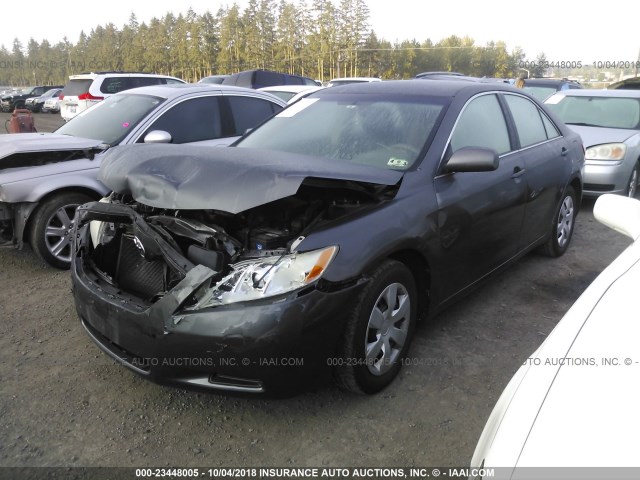 4T1BE46K09U811793 - 2009 TOYOTA CAMRY SE/LE/XLE GRAY photo 2