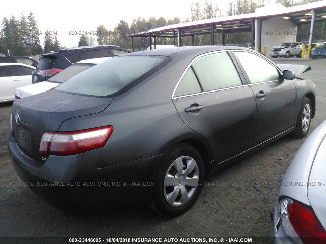 4T1BE46K09U811793 - 2009 TOYOTA CAMRY SE/LE/XLE GRAY photo 4