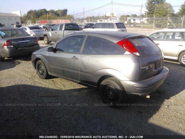 1FAFP31N07W148406 - 2007 FORD FOCUS ZX3/S/SE/SES GRAY photo 3