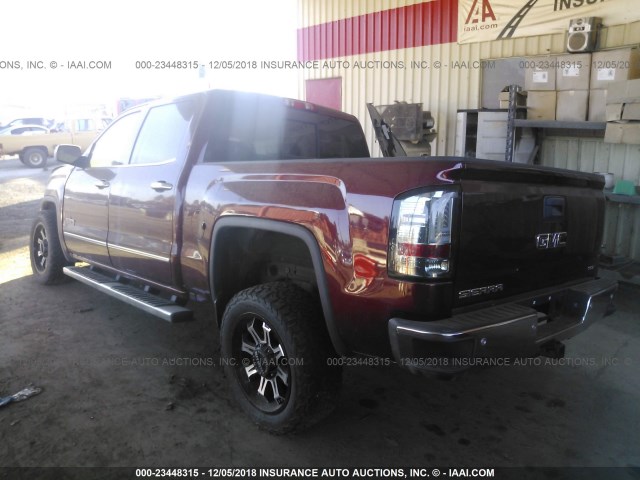 3GTU2NEC0GG347149 - 2016 GMC SIERRA K1500 SLT MAROON photo 3