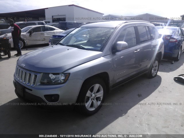 1C4NJDEB0GD631693 - 2016 JEEP COMPASS LATITUDE GRAY photo 2