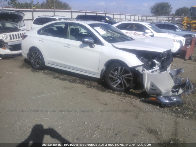 4S3BNAS6XJ3029300 - 2018 SUBARU LEGACY SPORT WHITE photo 1