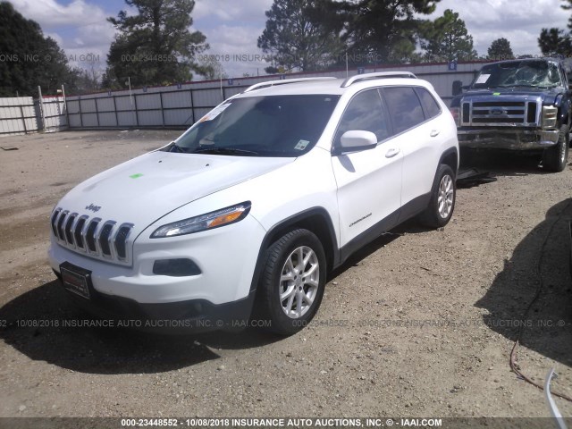 1C4PJLCS4GW287277 - 2016 JEEP CHEROKEE LATITUDE WHITE photo 2