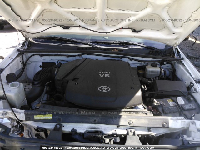 3TMLU42NX9M021210 - 2009 TOYOTA TACOMA DOUBLE CAB 白色 照片 10