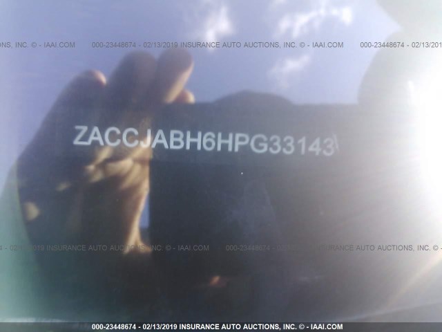 ZACCJABH6HPG33143 - 2017 JEEP RENEGADE LATITUDE RED photo 9