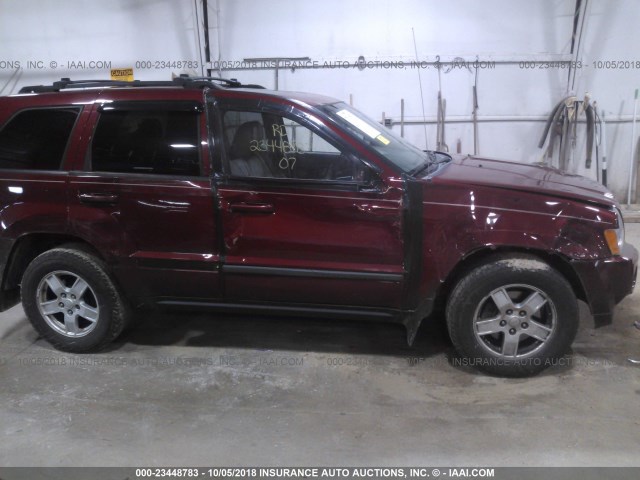 1J8GR48K97C524444 - 2007 JEEP GRAND CHEROKEE LAREDO/COLUMBIA/FREEDOM 红色 照片 6