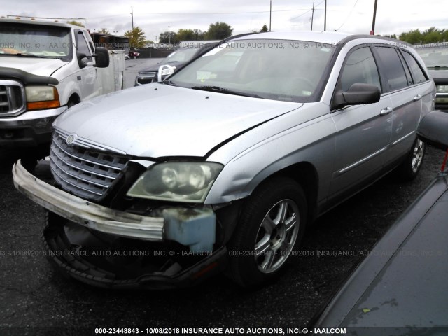2C4GM68425R350837 - 2005 CHRYSLER PACIFICA TOURING SILVER photo 2