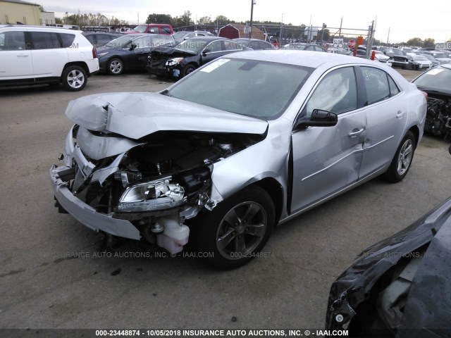 1G11B5SL5FF182165 - 2015 CHEVROLET MALIBU LS ვერცხლისფერი ფოტო 2