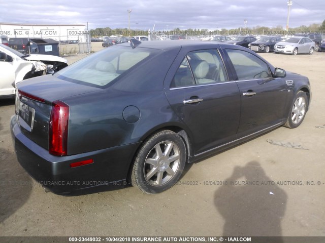 1G6DW6EDXB0138813 - 2011 CADILLAC STS LUXURY BLUE photo 4