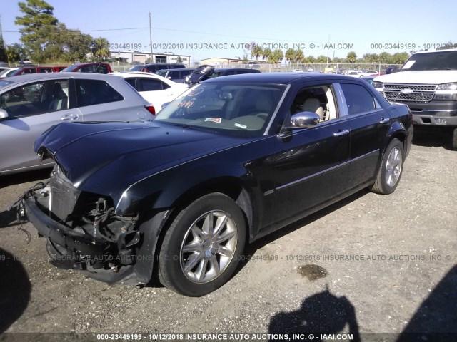 2C3CA5CV6AH216161 - 2010 CHRYSLER 300 TOURING Dark Blue photo 2