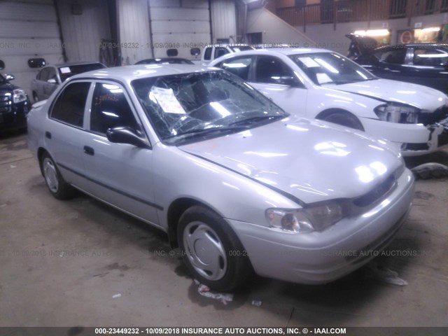 1NXBR12E2YZ334091 - 2000 TOYOTA COROLLA VE/CE/LE SILVER photo 1