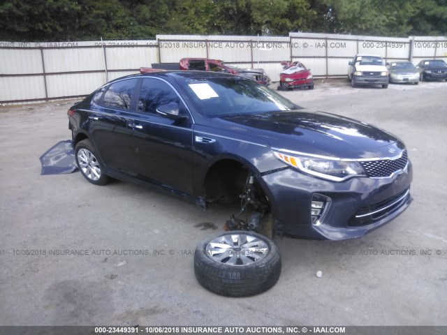 5XXGT4L31JG231122 - 2018 KIA OPTIMA LX/S GRAY photo 1