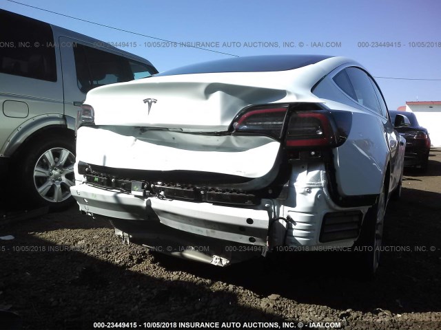 5YJ3E1EA2JF025216 - 2018 TESLA MODEL 3 თეთრი ფოტო 6