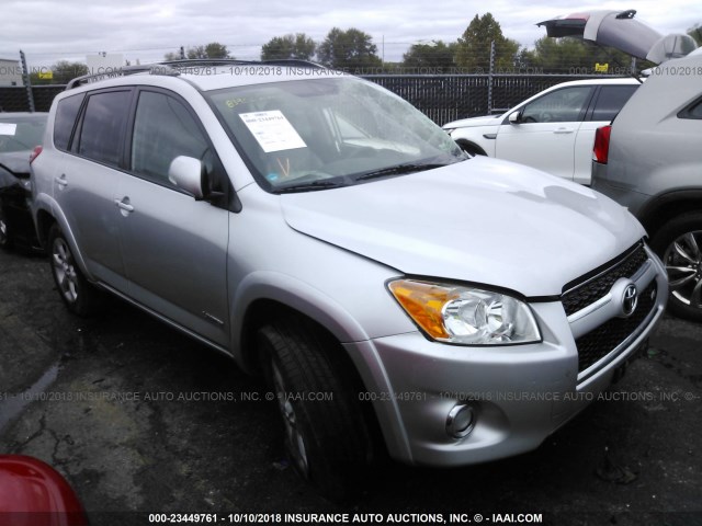 2T3DK4DV5BW046334 - 2011 TOYOTA RAV4 LIMITED SILVER photo 1