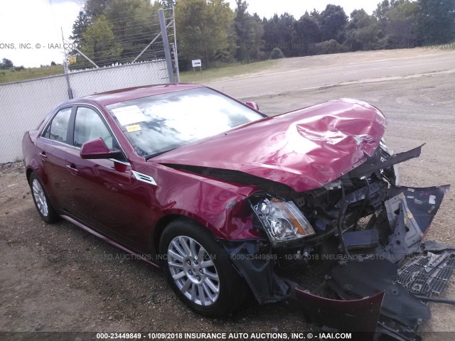 1G6DE5EG3A0139470 - 2010 CADILLAC CTS LUXURY COLLECTION RED photo 1