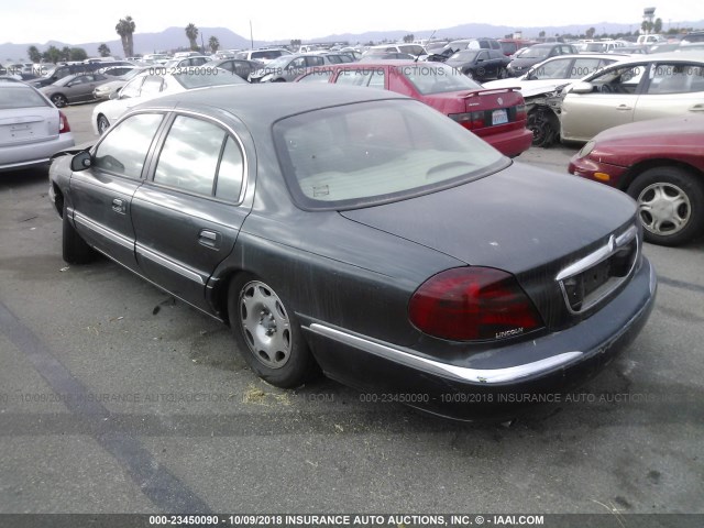 1LNHM97V12Y700705 - 2002 LINCOLN CONTINENTAL  GREEN photo 3