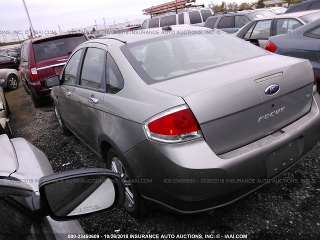 1FAHP35N08W182267 - 2008 FORD FOCUS SE/SEL/SES GRAY photo 3