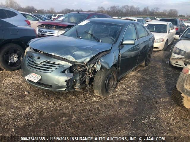 4T1BE46K77U682514 - 2007 TOYOTA CAMRY NEW GENERAT CE/LE/XLE/SE GREEN photo 2