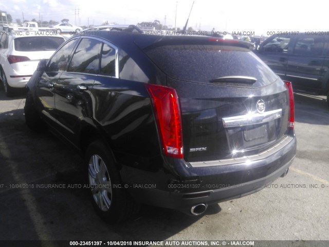 3GYFNAEY3AS573897 - 2010 CADILLAC SRX LUXURY COLLECTION BLACK photo 3