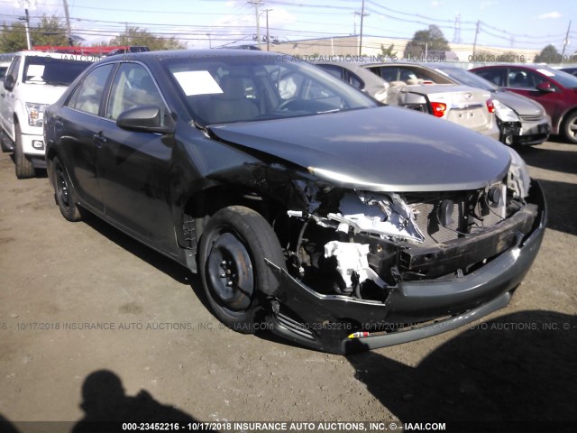 4T4BF1FK3DR322699 - 2013 TOYOTA CAMRY L/SE/LE/XLE GREEN photo 1