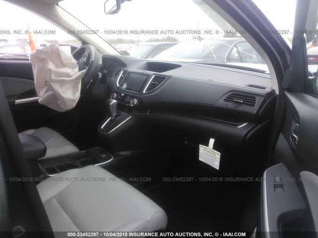 2HKRM4H79FH703497 - 2015 HONDA CR-V EXL GRAY photo 5