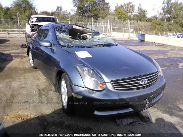 JNKCV54E05M404299 - 2005 INFINITI G35 BLUE photo 1