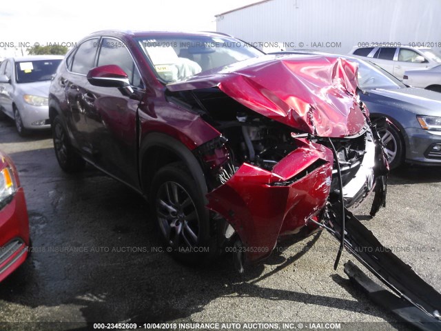 JTJYARBZ8F2005182 - 2015 LEXUS NX 200T RED photo 1