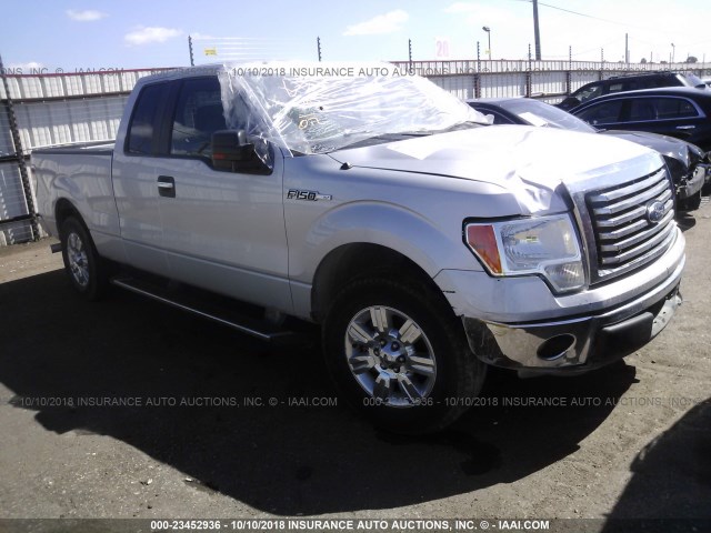 1FTFX1CF1CFC75714 - 2012 FORD F150 SUPER CAB SILVER photo 1