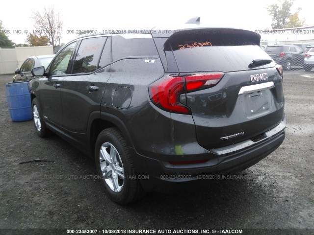 3GKALMEV7JL250223 - 2018 GMC TERRAIN SLE GRAY photo 3