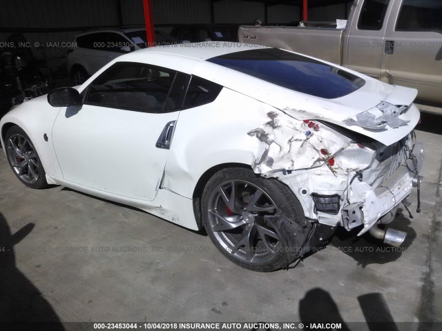 JN1AZ4EH0EM632869 - 2014 NISSAN 370Z TOURING/NISMO WHITE photo 3