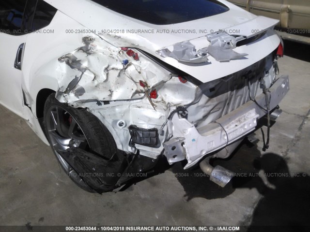 JN1AZ4EH0EM632869 - 2014 NISSAN 370Z TOURING/NISMO WHITE photo 6