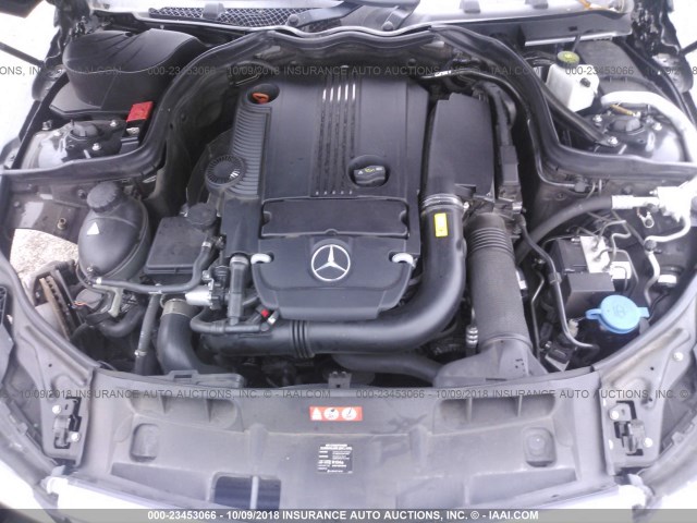 WDDGF4HB9CA632543 - 2012 MERCEDES-BENZ C 250 BLACK photo 10