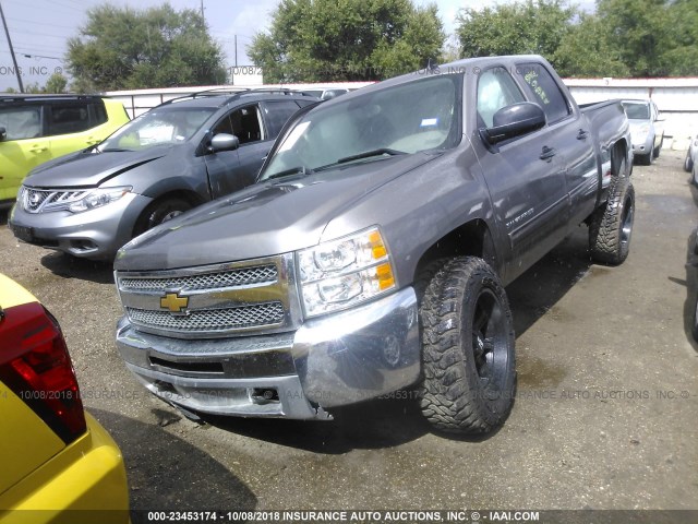 3GCPKREA9CG252098 - 2012 CHEVROLET SILVERADO K1500 LS BROWN photo 2