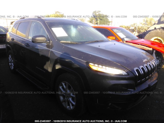 1C4PJMLXXJD577964 - 2018 JEEP CHEROKEE LATITUDE PLUS GRAY photo 1