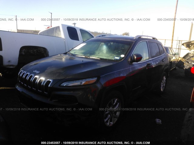 1C4PJMLXXJD577964 - 2018 JEEP CHEROKEE LATITUDE PLUS GRAY photo 2