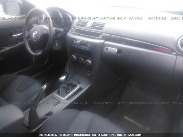 JM1BK34L281114127 - 2008 MAZDA SPEED 3 BLACK photo 5