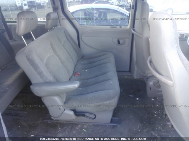 1D4GP24R35B126799 - 2005 DODGE GRAND CARAVAN SE BLUE photo 8