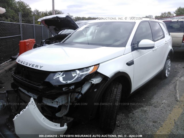 SALCP2BG0GH580921 - 2016 LAND ROVER DISCOVERY SPORT SE WHITE photo 2