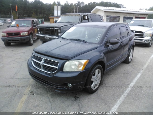 1B3HB48B97D165219 - 2007 DODGE CALIBER SXT BLUE photo 2