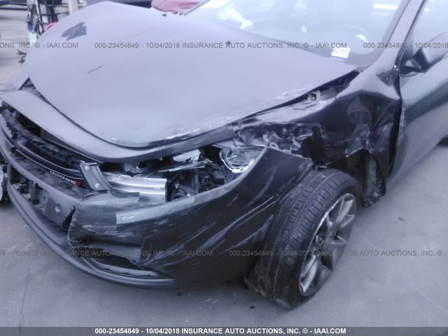 1C3CDFBB4FD225305 - 2015 DODGE DART SXT GRAY photo 6