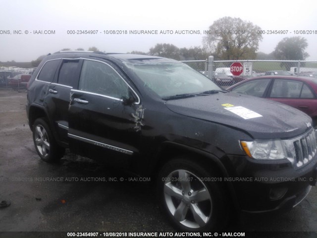 1C4RJFCG4DC640622 - 2013 JEEP GRAND CHEROKEE OVERLAND BLACK photo 6