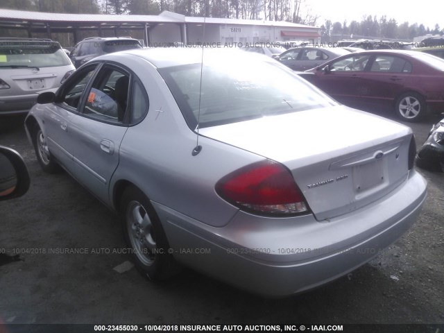 1FAFP55S34A162031 - 2004 FORD TAURUS SES SILVER photo 3