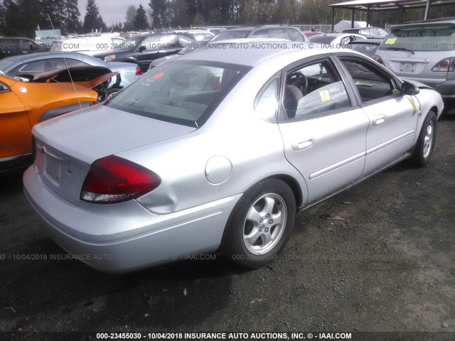 1FAFP55S34A162031 - 2004 FORD TAURUS SES SILVER photo 4