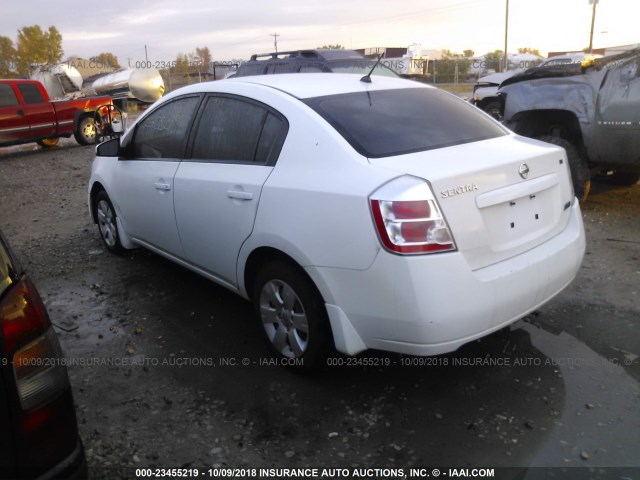 3N1AB61E59L677298 - 2009 NISSAN SENTRA 2.0/2.0S/2.0SL WHITE photo 3