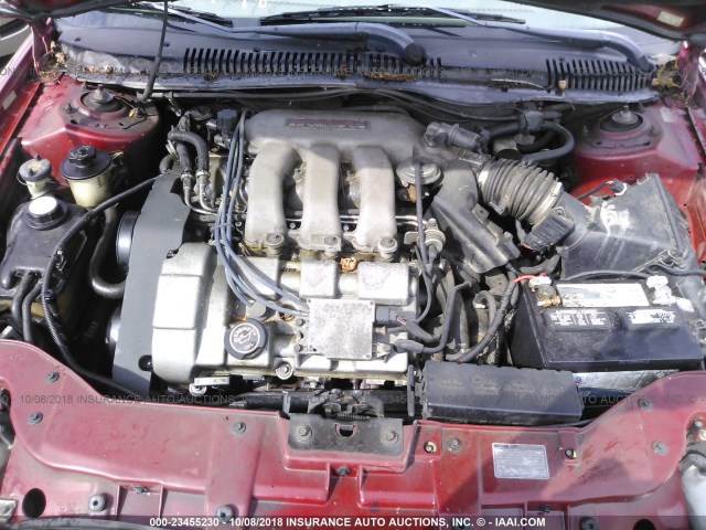 1FAFP52S1WG144826 - 1998 FORD TAURUS LX/SE RED photo 10