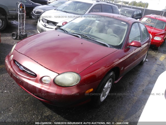 1FAFP52S1WG144826 - 1998 FORD TAURUS LX/SE RED photo 2