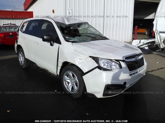 JF2SJAAC4HH801131 - 2017 SUBARU FORESTER 2.5I WHITE photo 1