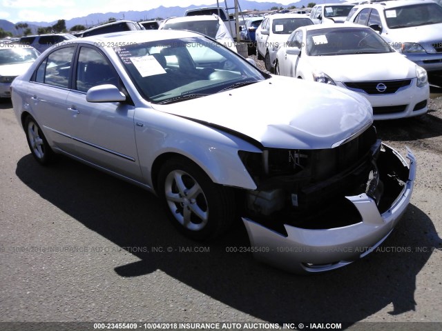 5NPEU46F87H255120 - 2007 HYUNDAI SONATA SE/LIMITED SILVER photo 1