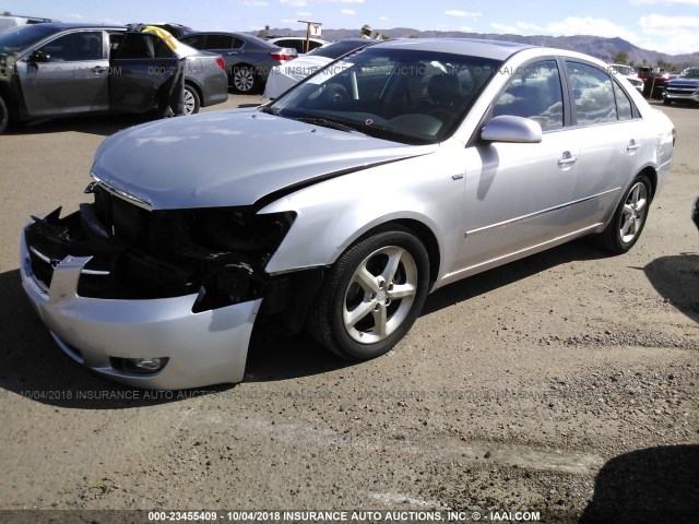 5NPEU46F87H255120 - 2007 HYUNDAI SONATA SE/LIMITED SILVER photo 2