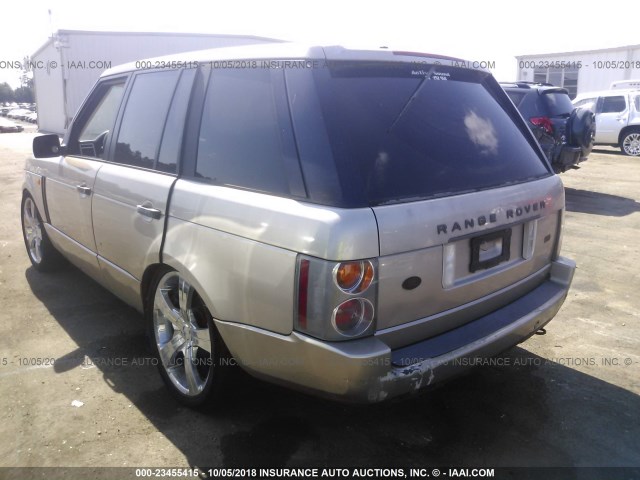 SALMB11493A109390 - 2003 LAND ROVER RANGE ROVER HSE GOLD photo 3